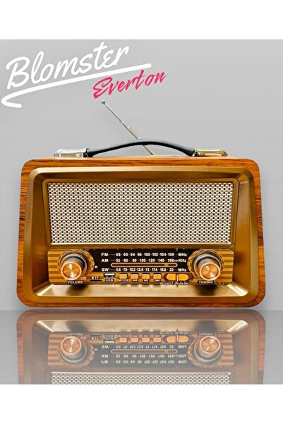 BLOMSTER Everton Rt-810 Nostajık radyo müzik çalar ( buethoot özelikli)