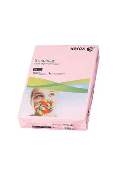 Xerox Symphony A4 Pink Copy Paper - 80Gr 1 Pack (500 Sheets)