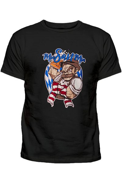 Efendioğlu Design Tricou din bumbac imprimat Bayern Mia San Mia