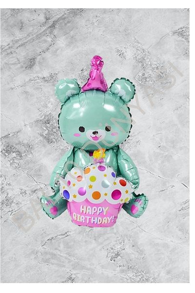 BAL10 DÜNYASI Footed Blue Baby Boy Foil Balloon