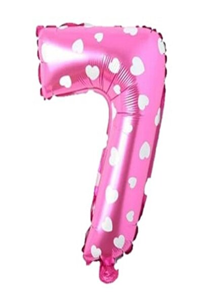 BEST PARTİ DOĞUM GÜNÜ PARTİ SÜSLERİ بالون فويل منقط بالأرقام الوردية مقاس 36 ...