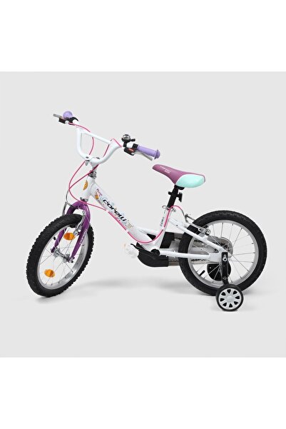 Genel Markalar Çocuk Bisikleti, 16 Jant, Beyaz, Pembe, Mor, Eğlenceli ve Güve...