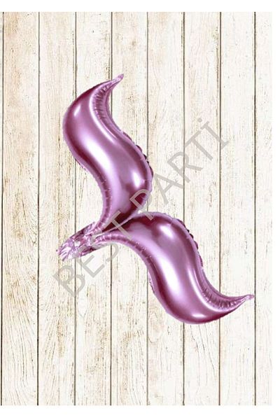 BEST PARTİ DOĞUM GÜNÜ PARTİ SÜSLERİ Pink Mermaid Tail Foil Balloon