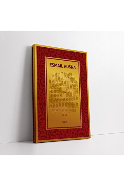 KOSS Dijital Pictură religioasă pe pânză cu caligrafie Esmaül Hüsna