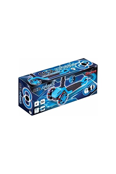 Furkan Toys Cool Wheels Tulpar Işıklı Katlanır Scooter Mavi Fr59359