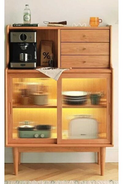 Ağaçsan Elenora  doğal ahşap mutfak dolap