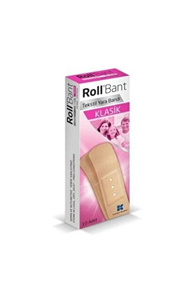 Roll Klasık 10'lu Ekonomik Tekstil Yara Bandı 1 Paket
