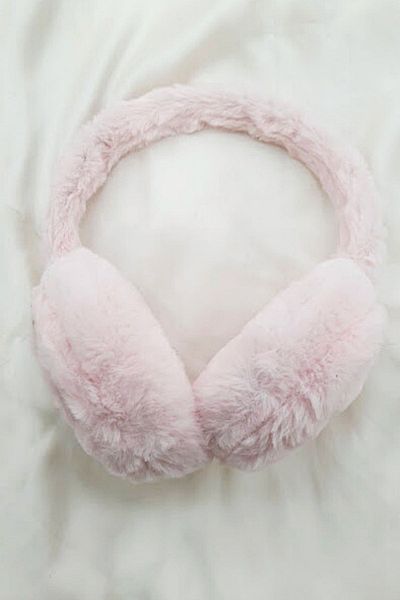 PETEK AKSESUAR Cold Protective Soft Plush Winter Headphones