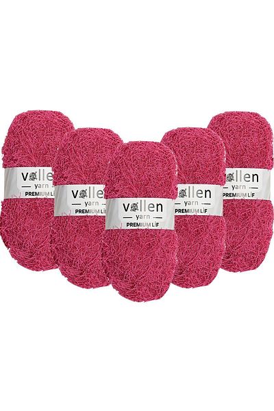 vollen yarn 5 τεμάχια Premium σκληρό νήμα μπάνιου, σχοινί με κρόσσια, σχοινί πλεξίματος χειρός, σκληρό νήμα