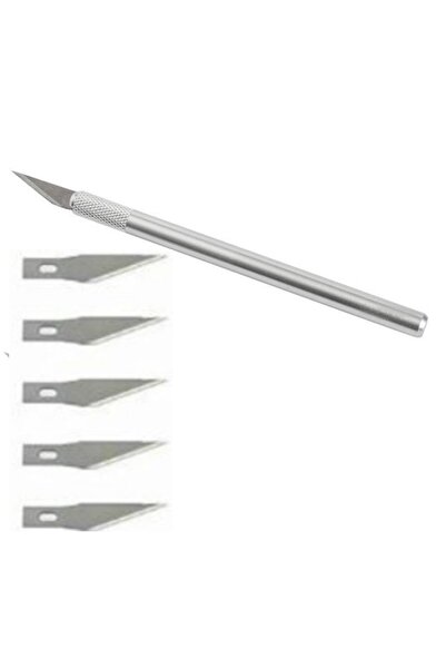 adin tasarım Cretuar Knife Knife 6-Piece Ceramic Pie Modeling Art Hobby Sculpture Wood Relief Carving Set