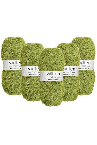 vollen yarn 5 τεμάχια Premium σκληρό νήμα μπάνιου, σχοινί με κρόσσια, σχοινί πλεξίματος χειρός, σκληρό νήμα