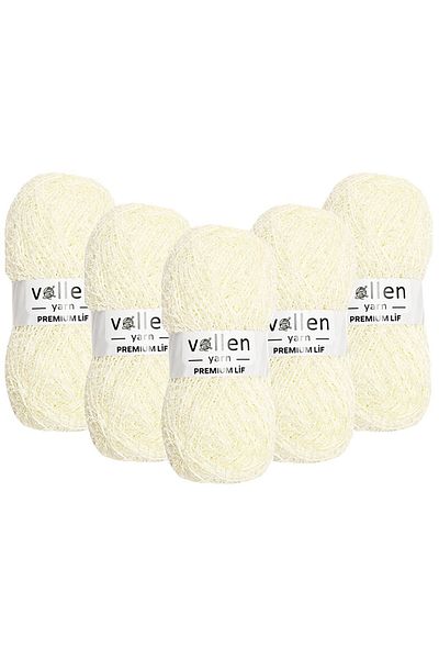 vollen yarn 5 τεμάχια Premium σκληρό νήμα μπάνιου, σχοινί με κρόσσια, σχοινί πλεξίματος χειρός, σκληρό νήμα