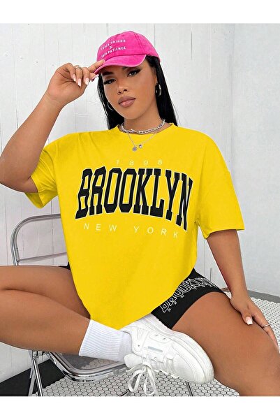 MODAVİBE Tricou Brooklyn Written pentru femei - Mărime mare Modavibe