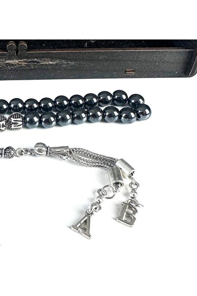Zuk Collection Sertifikalı İsimli Harfli Kutulu Hematit Doğal Taş Tesbih Soru & Cevap Alanından Isim Belirtiniz