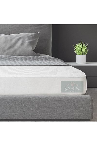 Şahinhome Single & Double Microfiber Full Edge Fitted Liquid Proof Bed Mattress | All Sizes |