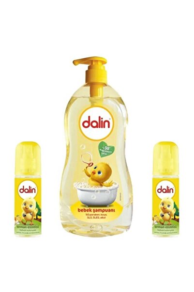 Dalin bebek şampuanı 700ml + bebek kolonyası orman esintisi 150 ml X2 adet