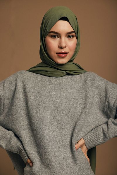 Modakaşmir سلسلة القطن المرن - شال أنيق ومريح