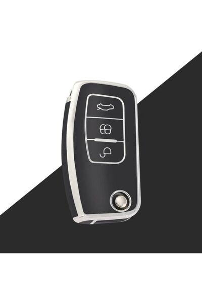 AYZ GARAGE F O R D Husă neagră pentru chei din material Tpu