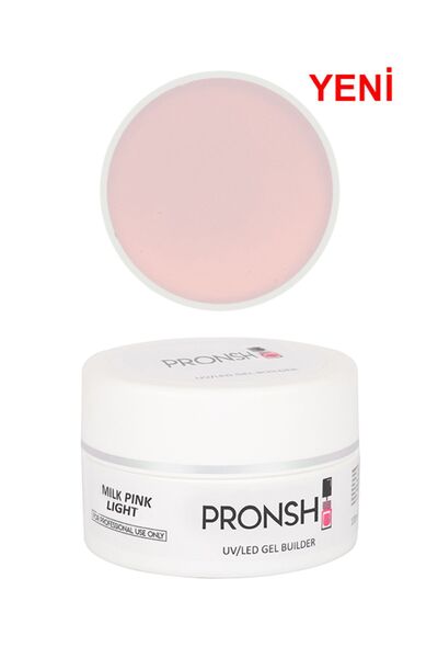 Pronsh Builder Jel 100ml Milk Pink Light Protez Tırnak Jeli