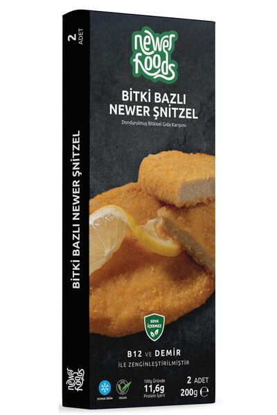 Newer Foods Bitki Bazlı Şnitzel 200g