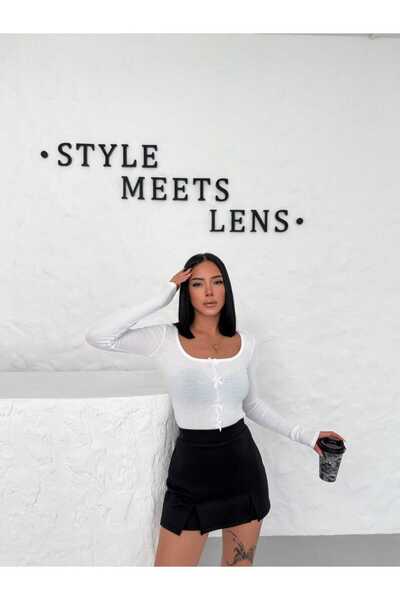 SERBA Camisole with Bow Accessories Long Sleeve Bady