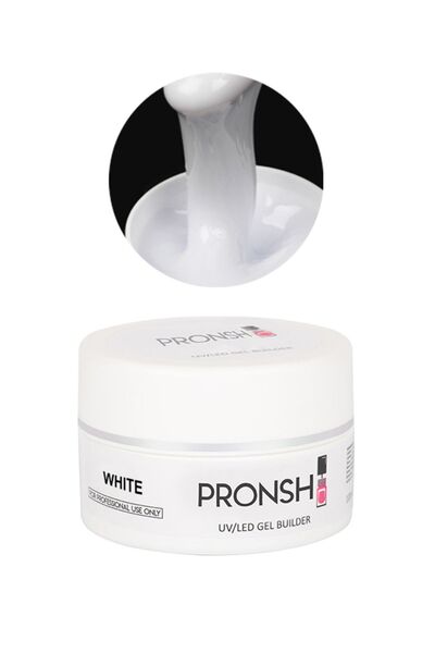 Pronsh Builder Jel 100ml White Beyaz Protez Tırnak Jeli