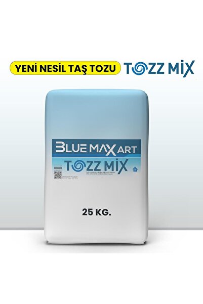 Blue Max Art Tozz Mix Döküm Tozu, Beton Harcı, Saksı Harcı, Taş Tozu, 25 Kg