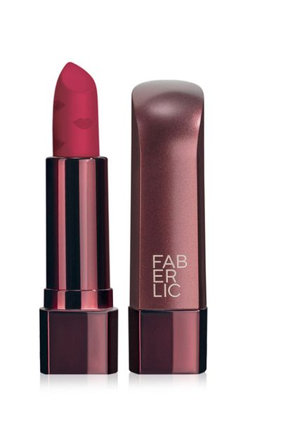 Faberlic Glam Team Velvet Kiss - Pink Nude Semi Matte Lipstick