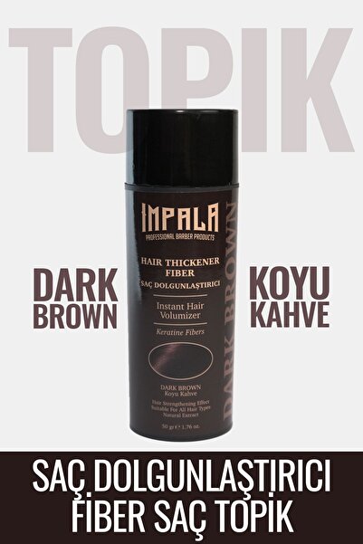 IMPALA Saç Dolgunlaştırıcı Fiber Topik Saç Tozu 50gr