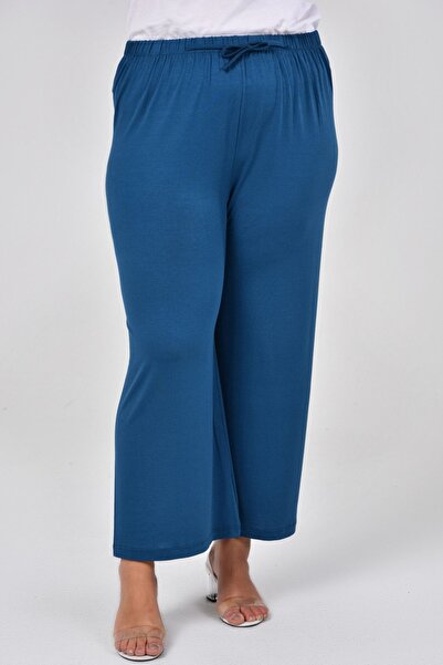 tarzımsüper Model de confort din bumbac Lycra de mărime mare - Pantaloni largi elastici și confortabili