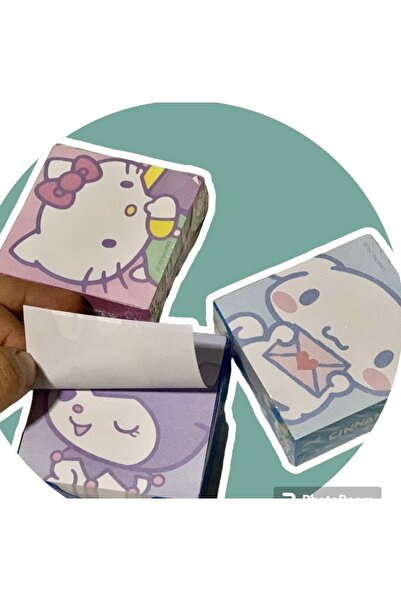 Meyra Accessories 1 Adet Okul Ofis Not Kağıdı Cinnamaroll Kuromi Hello Kitty Li Seçenekli