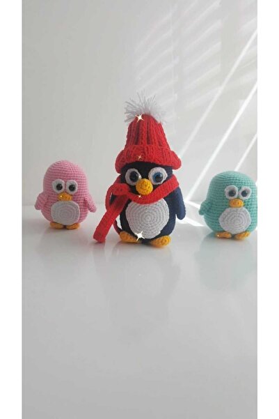 Penguen Toy Set of 3 (Hand Knitted)
