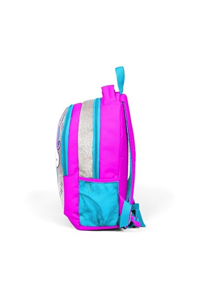 Yaygan CORAL HIGH PEMBE GÜMÜŞ SİMLİ UNİCORN DESENLİ 3'LÜ ÇANTA SETİ 14383