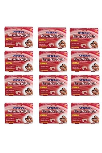 Breathe Right Normal Boy Ekstra Burun Bandı  10 Adet 12 Li Paket