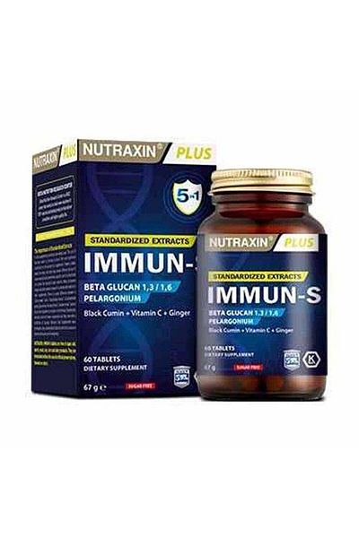 Nutraxin Immun-S - Vitamin and Mineral Supplement 60 TabletS