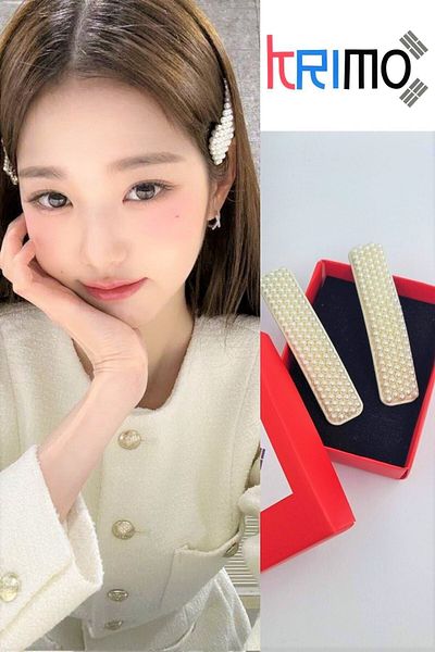 KRIMO KPOP IVE WONGYOUNG PEARL BUCKLE