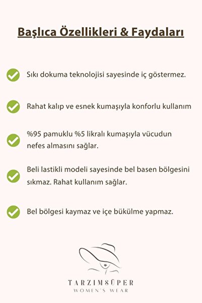 tarzımsüper Model de confort din bumbac Lycra de mărime mare - Pantaloni largi elastici și confortabili