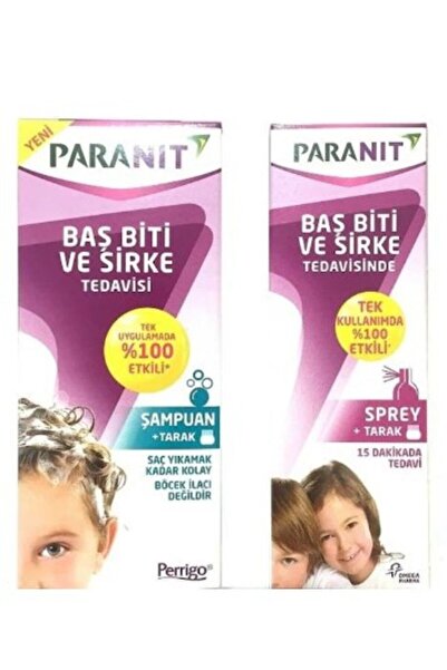 Paranit Bit Spreyi 100 ml Bit Şampuanı 100 ml
