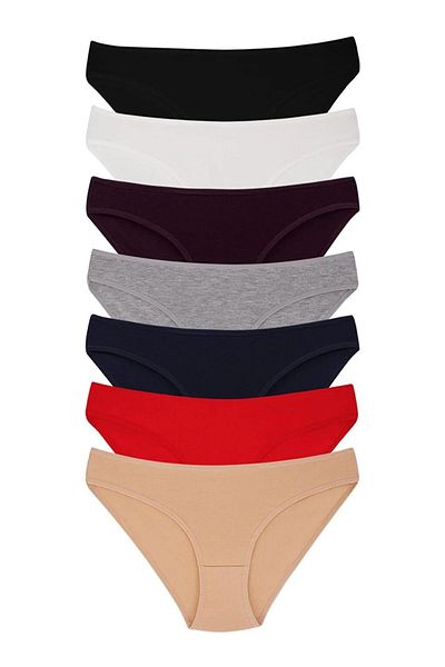 Dominant Γυναικεία Βαμβακερά Σλιπ Lycra 7 Συσκευασία