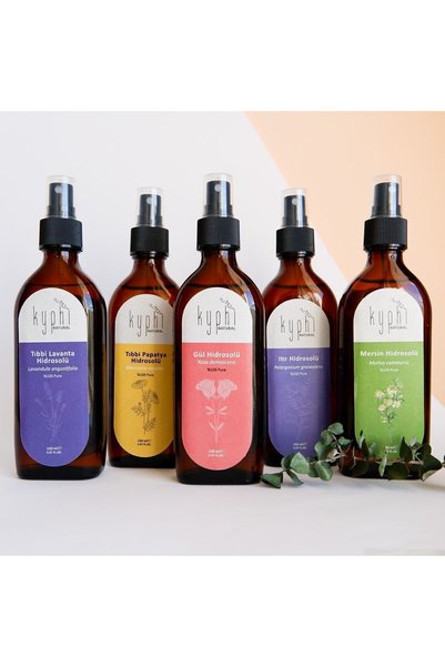 Kyphi Natural Rose Hydrosol (Rosa Damascena) 100% Pure Rose Water