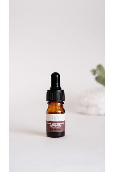 Kyphi Natural 5 ml Trial Size-Travel Size Grape Seed Oil (Vitis vinifera seed) 100% Cold Pressed