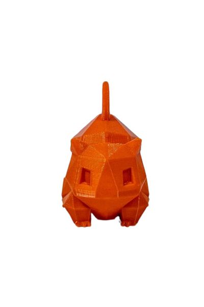 Tesseract Bulbasaur Orange keychain