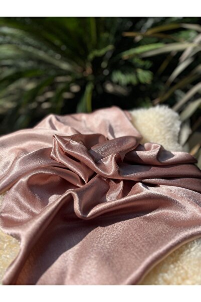 ahhu Shiny Satin Janjan Hijab Evening Dress Shawl