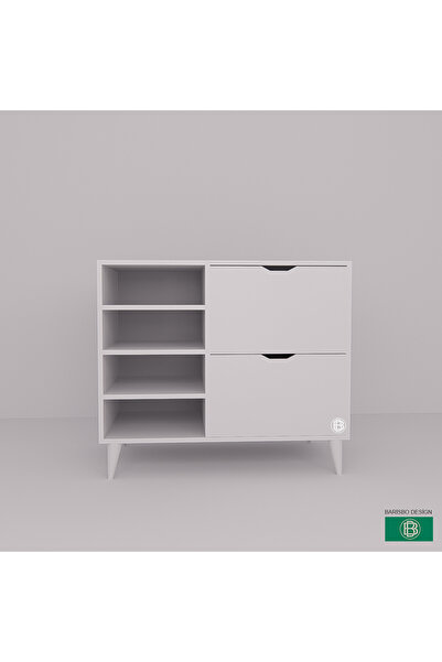 barisbo design Şifonyer Raflı Ve Çekmeceli Çok Amaçlı Dolap Geniş Depolama alanı