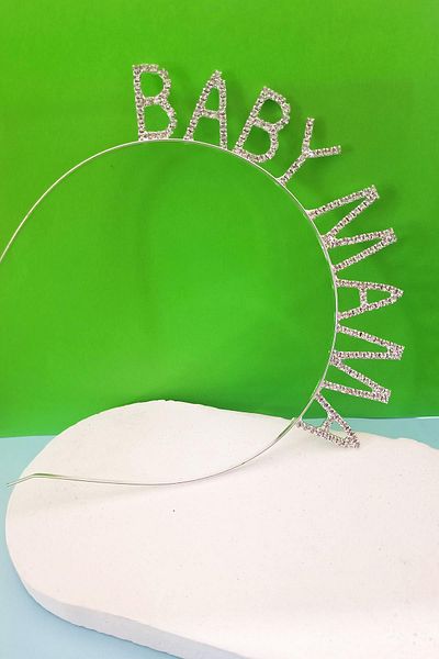 New Obsessions Baby Mama Stone Baby Shower Party Crown