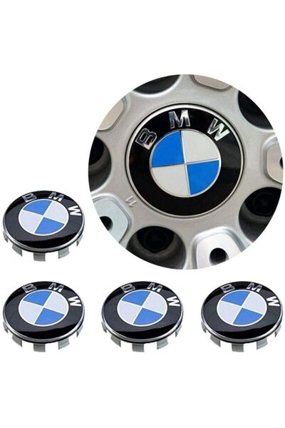 Genel Markalar Bmw F10 F30 Çelik Jant Göbek Arması 68mm-65mm Uyumlu
