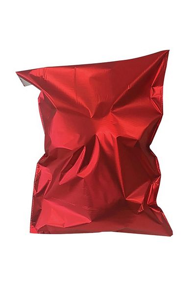 New Obsessions Red Metallized Luxury Gift Package with Mouth Tape