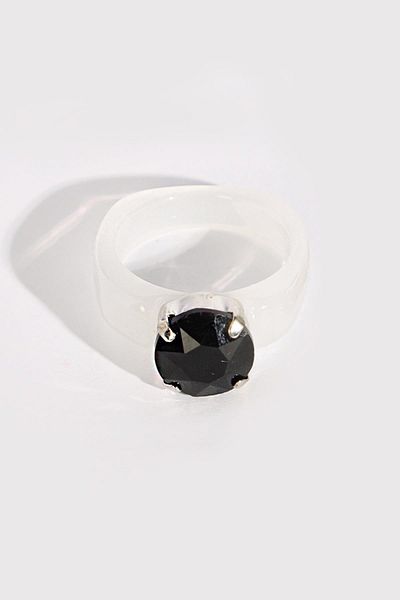 New Obsessions Colorful Acrylic Jewelled Ring