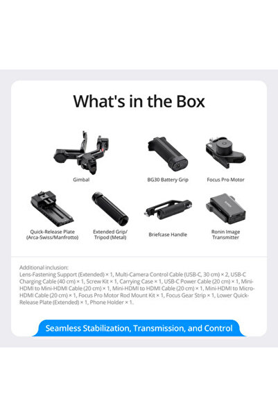 DJI RS 4 PRO Combo Gimbal Stabilizer