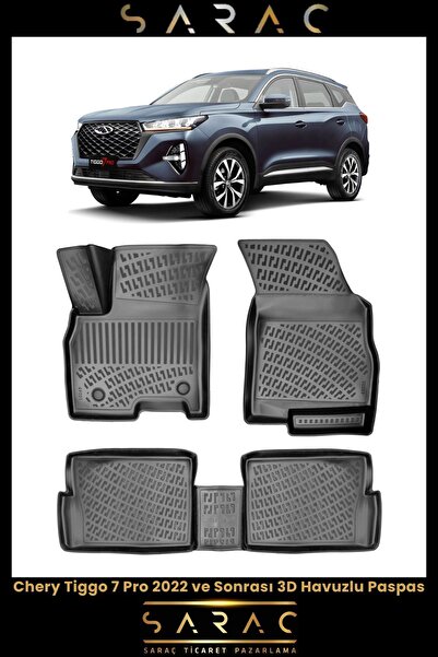 Rizline Chery Tiggo 7 Pro 2024 Model 3d Havuzlu Paspas